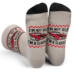 I'm Not Old, I'm A Classic Socks For Men Birthday Gift