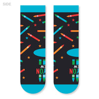 Crayon Crew Colorful Crazy Socks for Kids