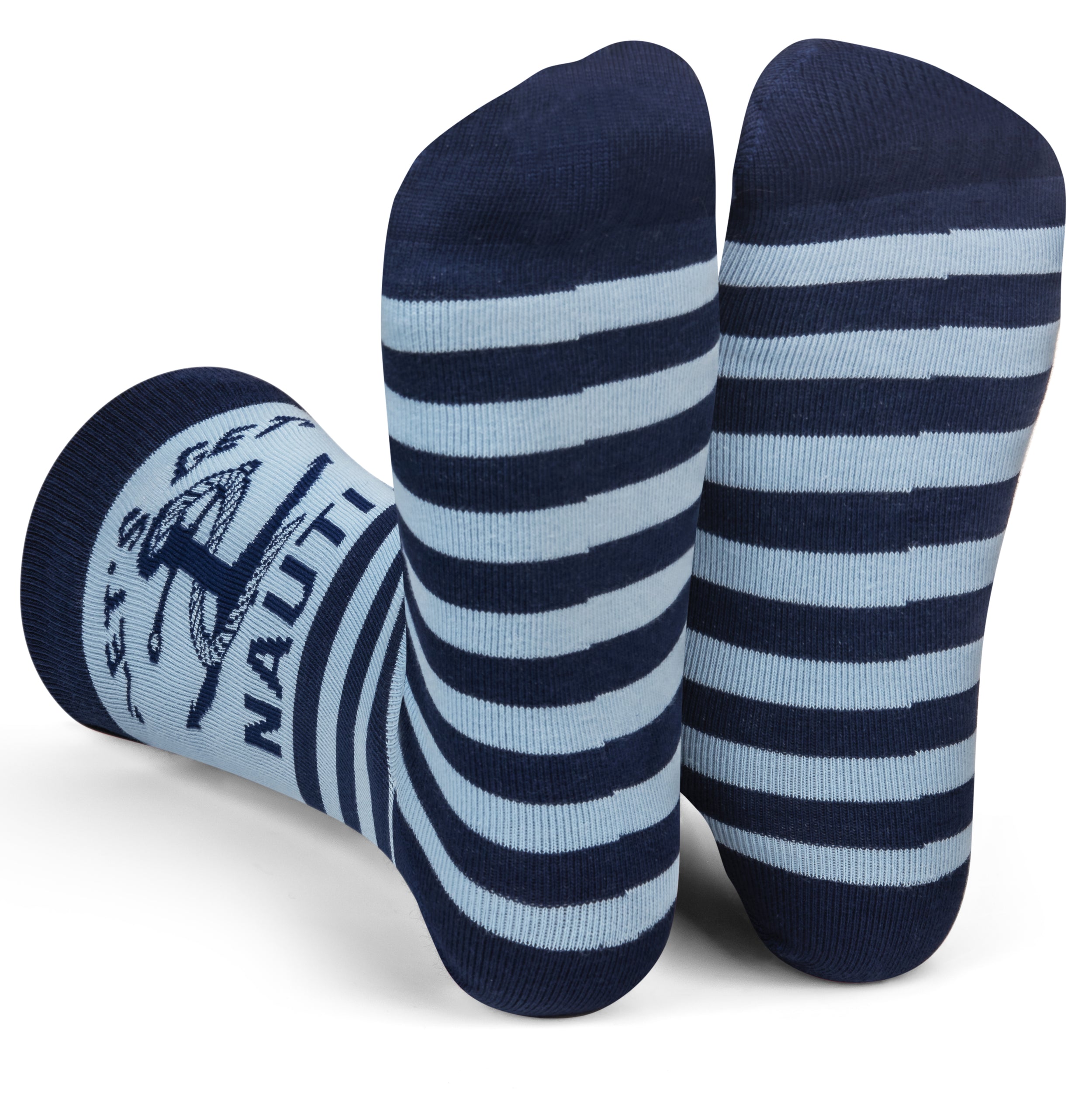 Let's Get Nauti Funny Nautical Socks for Boat and Ocean Lovers