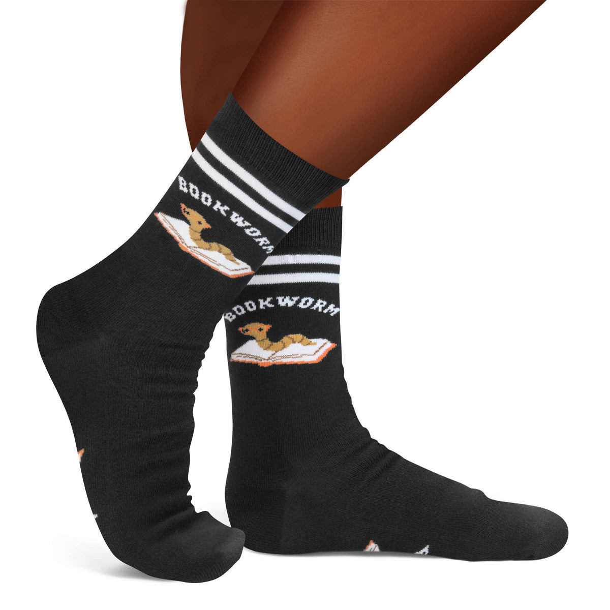 Bookworm Socks for Book Readers Unisex for Men and Women