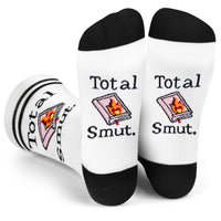 Total Smut Book Socks for Women who Love Smutty Romance