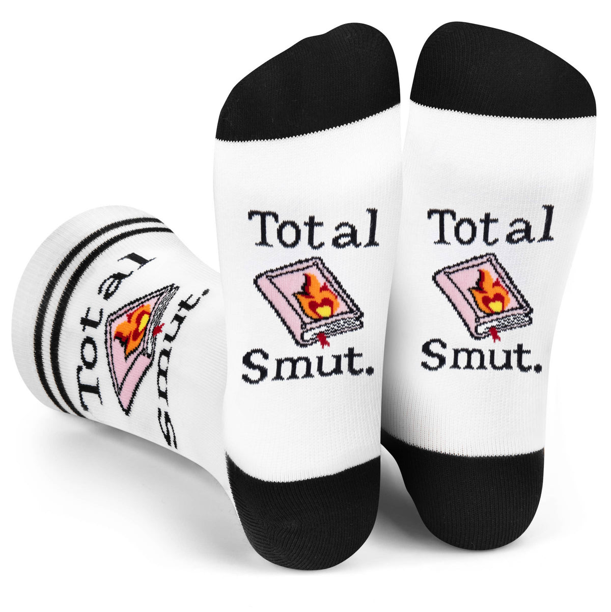 Total Smut Book Socks for Women who Love Smutty Romance