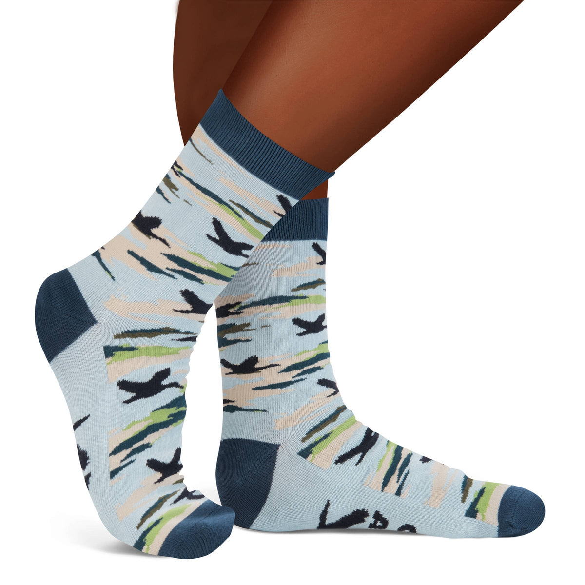 Quack Addict Camo Hunting Socks Funny Gift for Duck Hunters