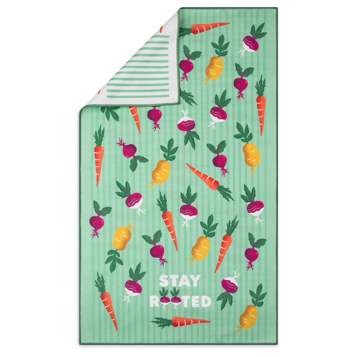 Stay Rooted Vegetable Garden Microfiber Kitchen Tea Towel
