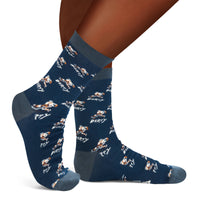 Dirty Dangles Funny Socks for Hockey Fans