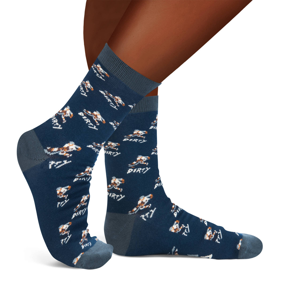 Dirty Dangles Funny Socks for Hockey Fans