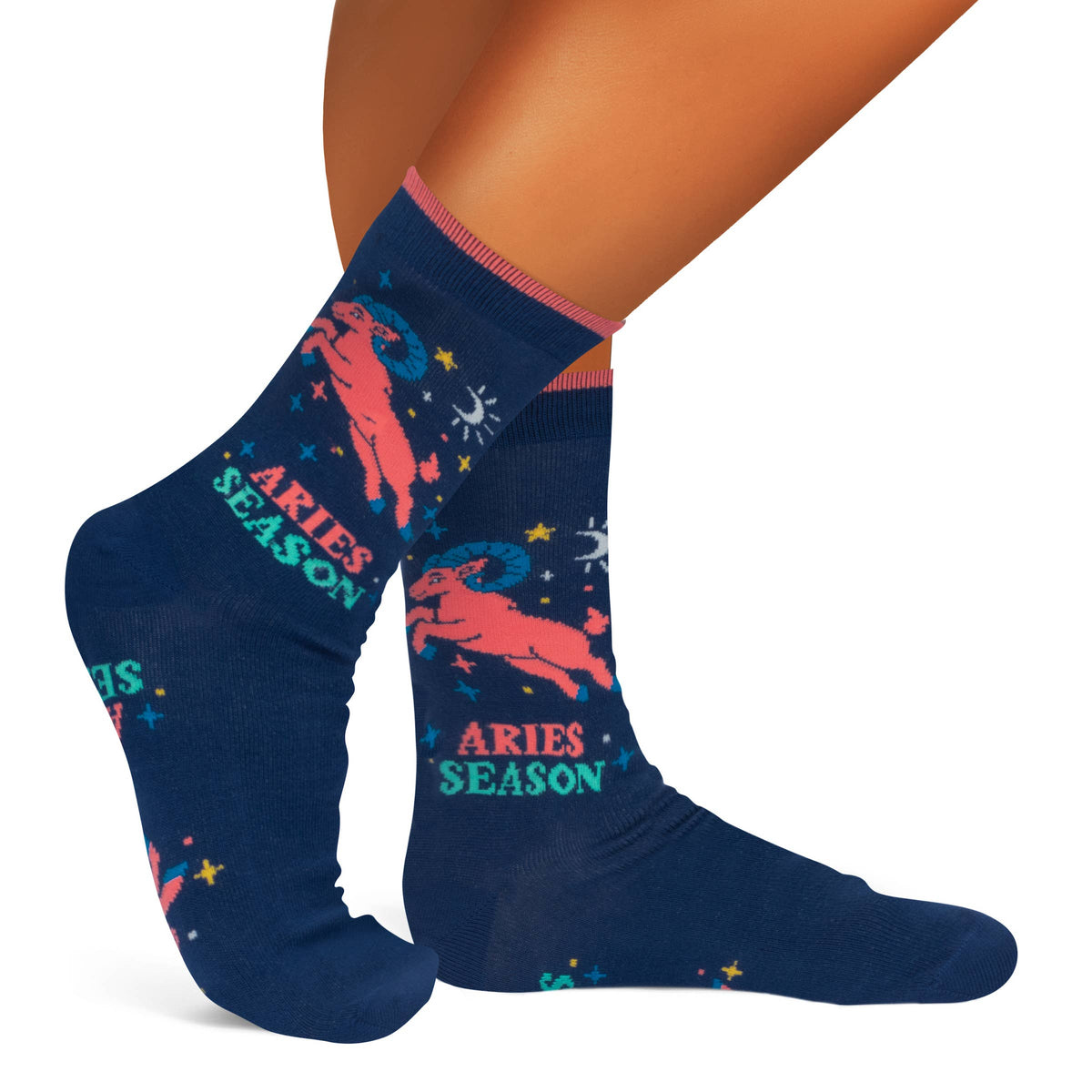 Aries Season Astrology Socks Birthday Gift for Women