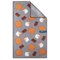 S'more Please Funny Camping Design Microfiber Kitchen Towel