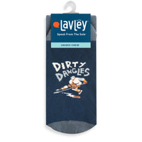 Dirty Dangles Funny Socks for Hockey Fans