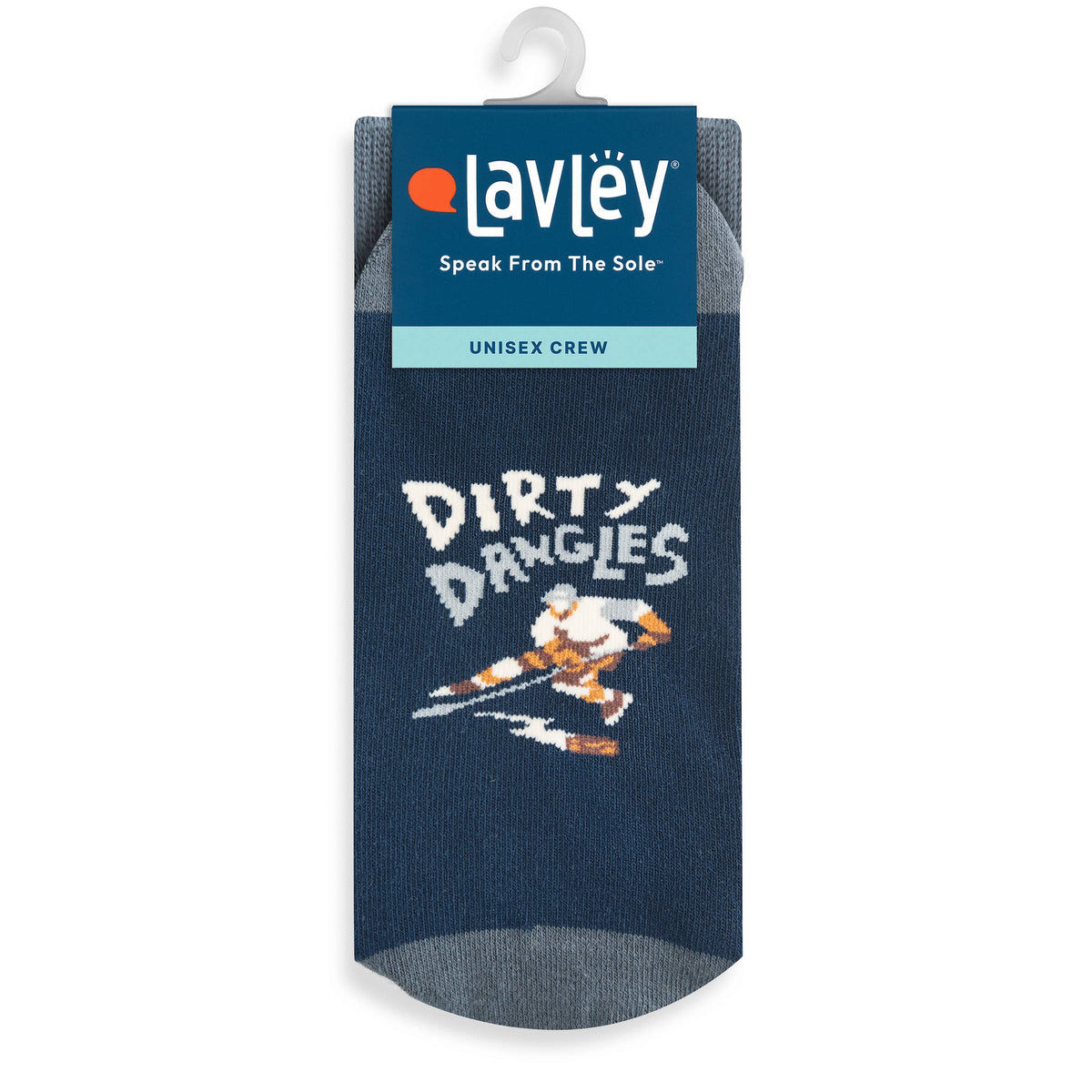 Dirty Dangles Funny Socks for Hockey Fans
