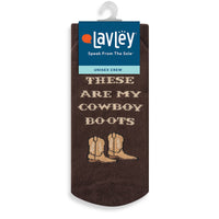 These Are My Cowboy Boots Funny Western Socks for Men