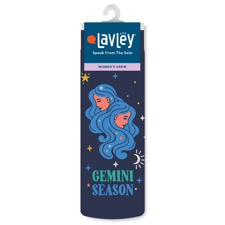 Gemini Season Astrology Socks Birthday Gift for Women