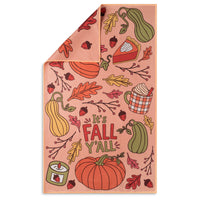 It's Fall Y'all Seasonal Decor Microfiber Kitchen Tea Towel