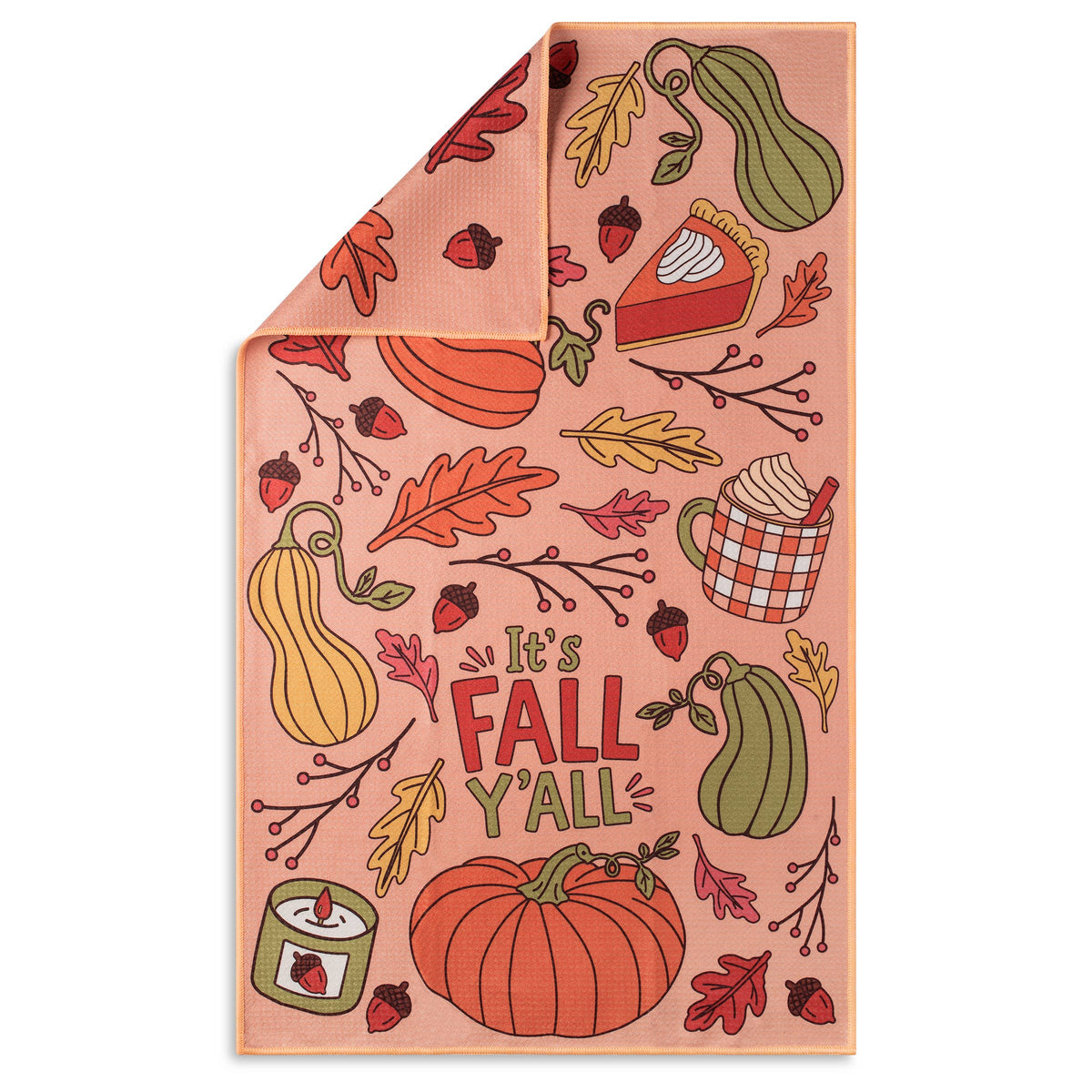 It's Fall Y'all Seasonal Decor Microfiber Kitchen Tea Towel