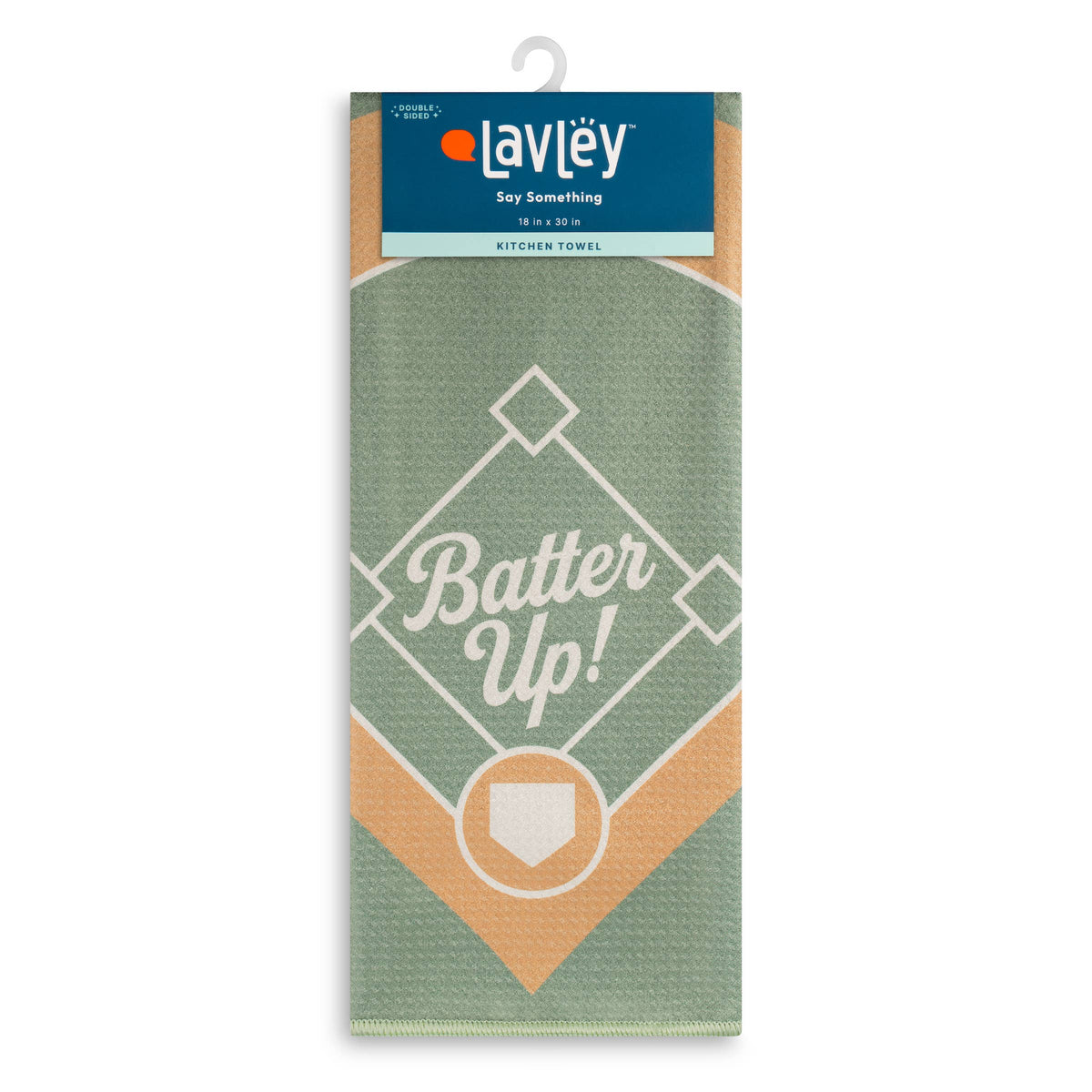 Batter Up! Baseball and Baking Microfiber Kitchen Tea Towel