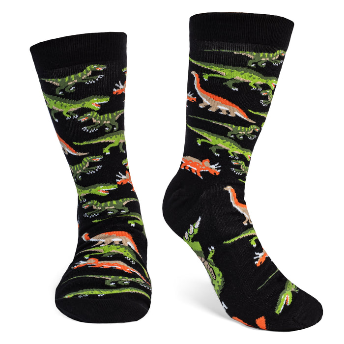 I'm Rexy And I Know It Dinosaur Socks