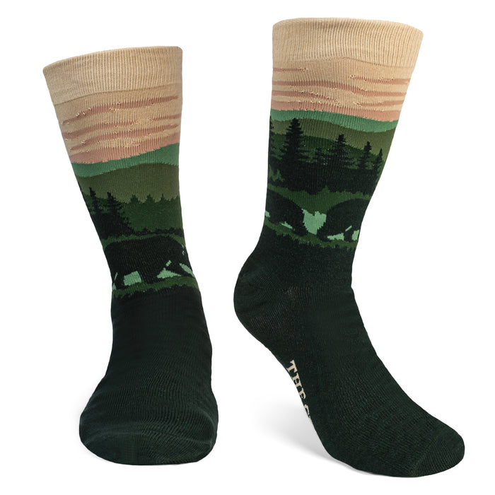 Great Smoky Mountains Landscape Socks