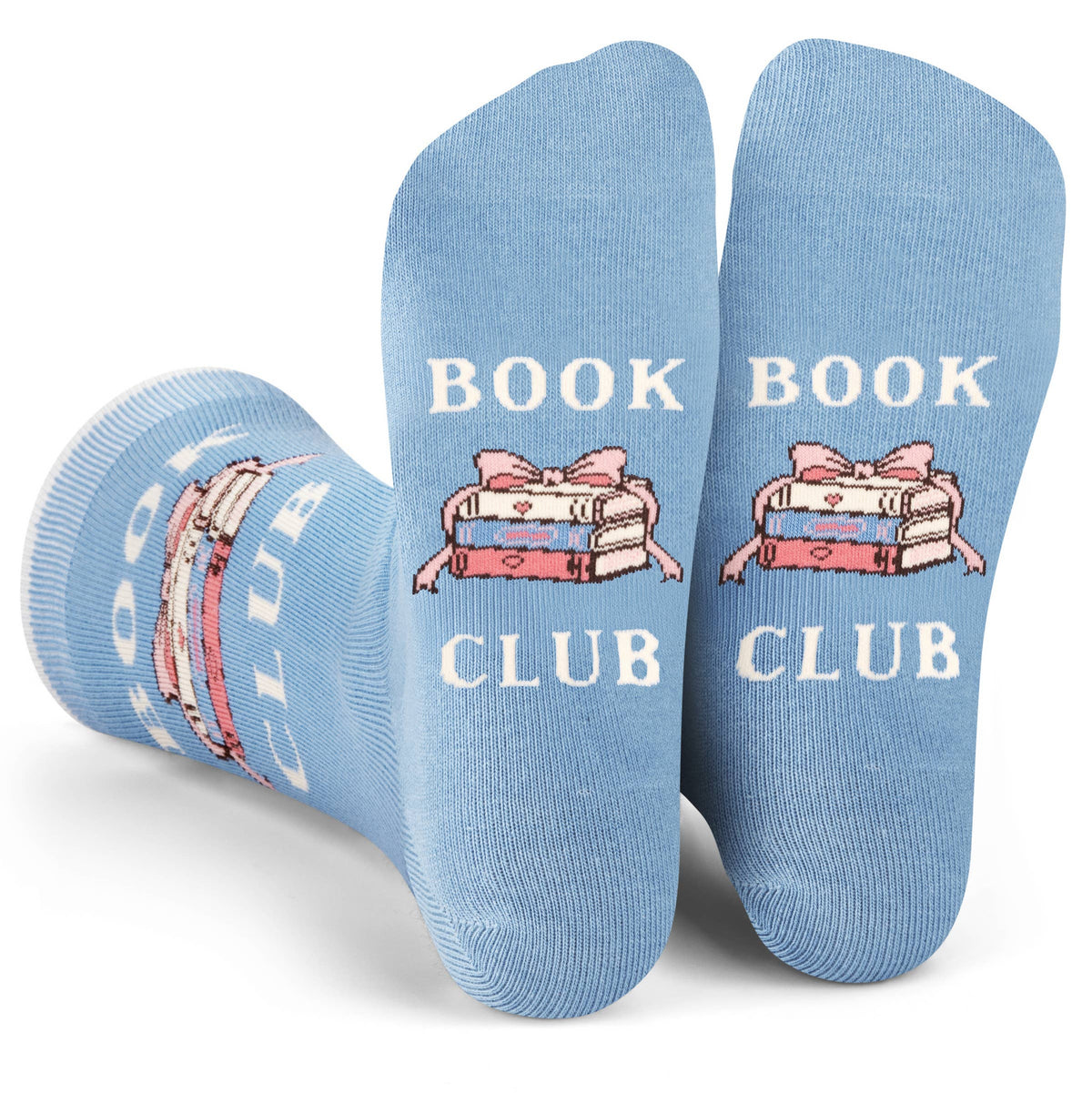 Book Club Socks Gift for Women who Love Reading