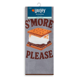 S'more Please Funny Camping Design Microfiber Kitchen Towel