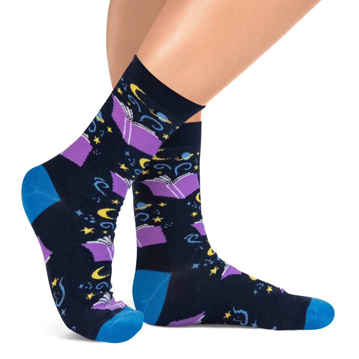Lost In A Good Book Reading Socks for Women