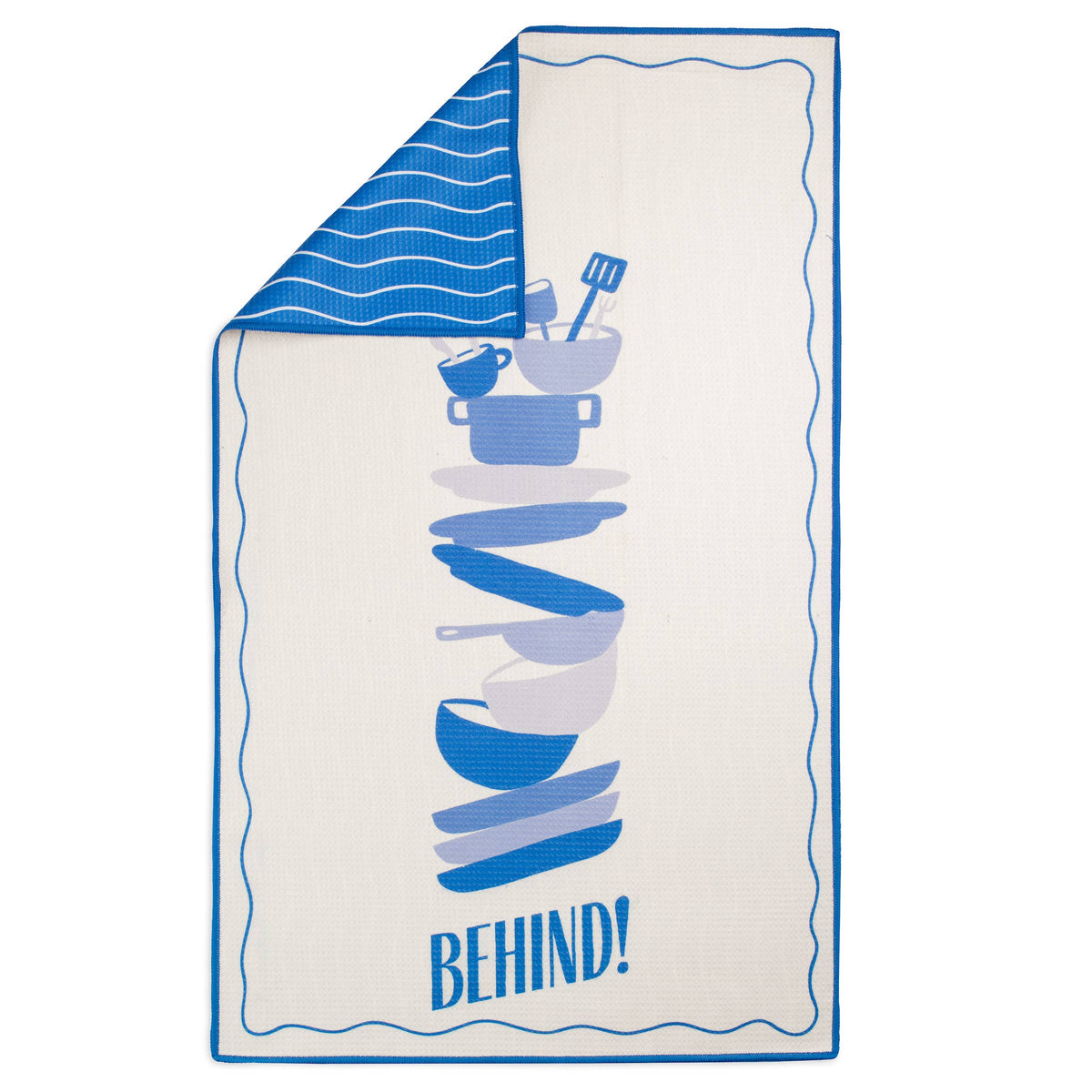 Behind! Cool Chef Design Decor Microfiber Kitchen Tea Towel