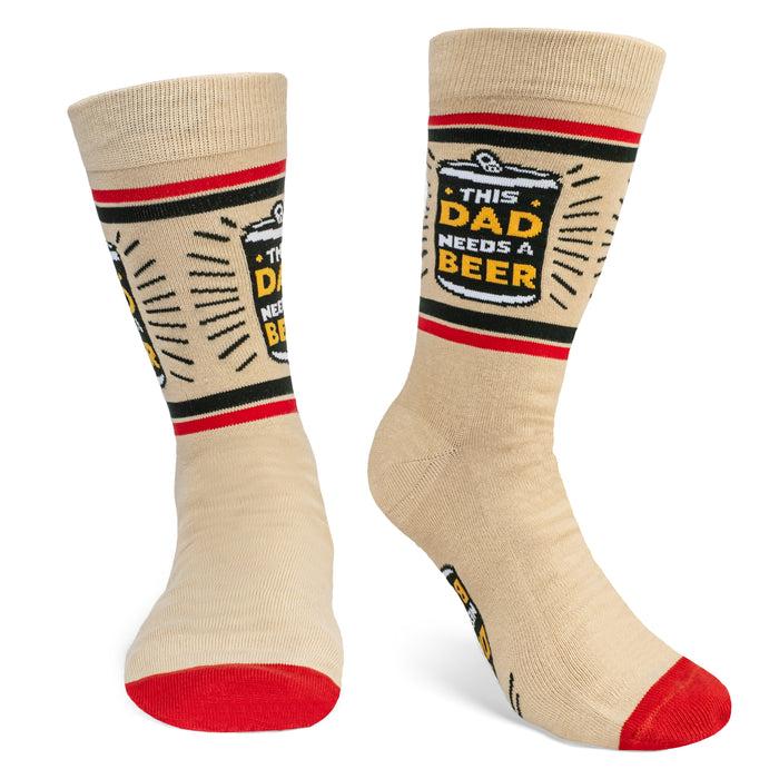 This Dad Needs A Beer Socks