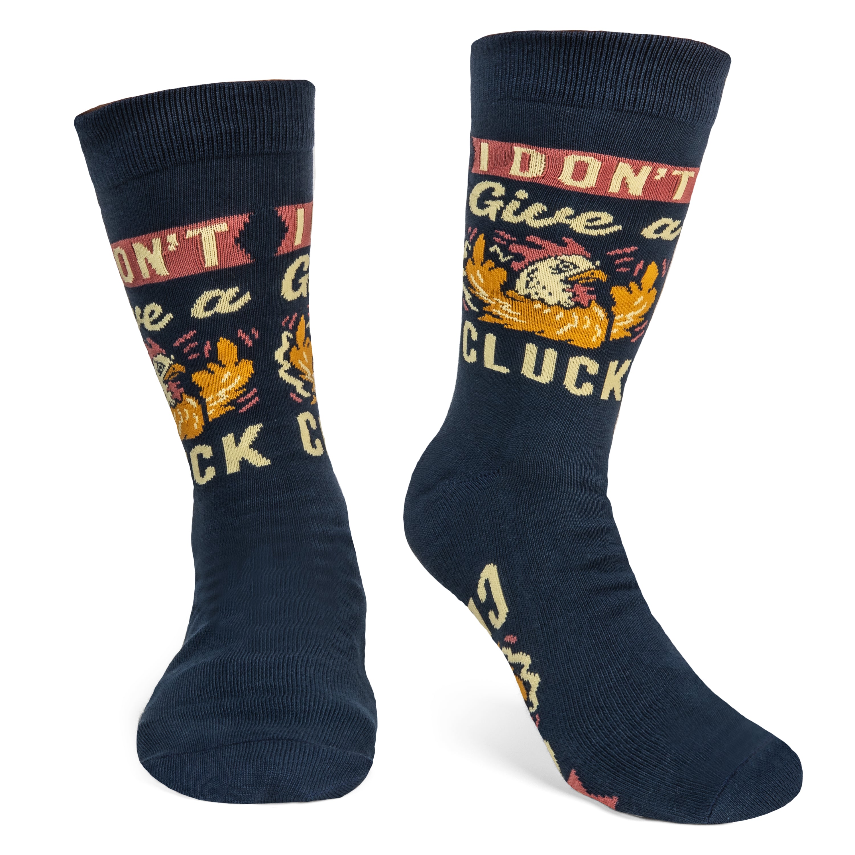 I Don't Give a Cluck Funny Chicken Socks