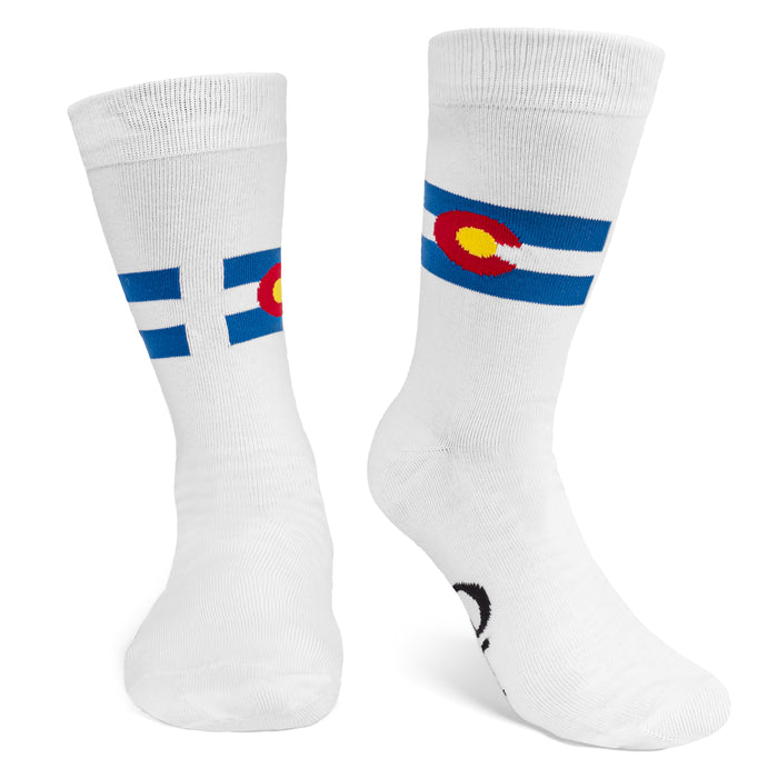 I Heart CO Colorado Socks (White)