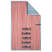 Stay Salty Cute Sardine Design Microfiber Kitchen Tea Towel