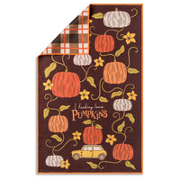 I F****ing Love Pumpkins Fall Microfiber Kitchen Tea Towel