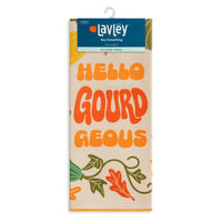 Hello Gourd-geous Fall Decor Microfiber Kitchen Tea Towel