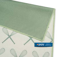 Batter Up! Baseball and Baking Microfiber Kitchen Tea Towel