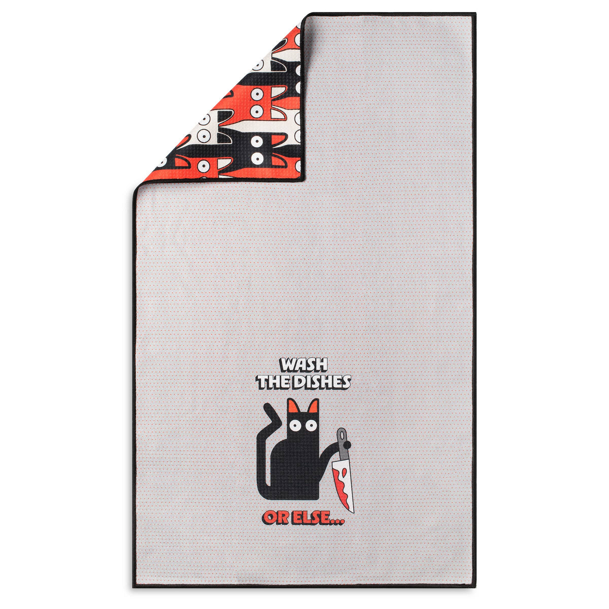 Wash the Dishes or Else Funny Microfiber Kitchen Tea Towel