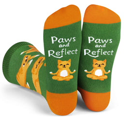 Paws and Reflect Cat Socks Unisex for Men and Women