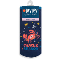 Cancer Season Astrology Socks Birthday Gift for Women