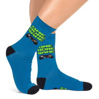 One More Game Video Game Socks for Men and Teens
