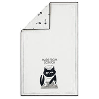 Made From Scratch Funny Cat Microfiber Kitchen Tea Towel