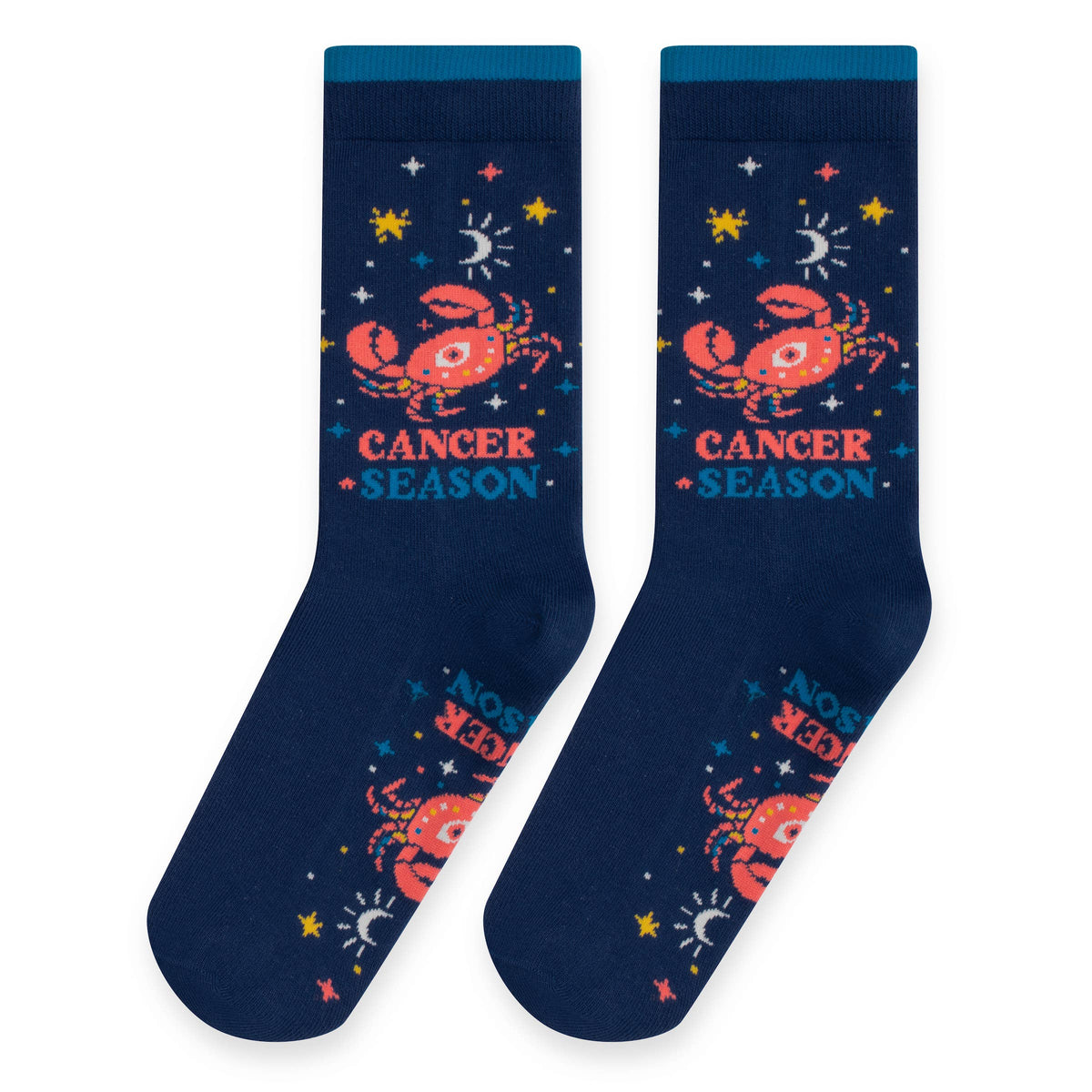 Cancer Season Astrology Socks Birthday Gift for Women