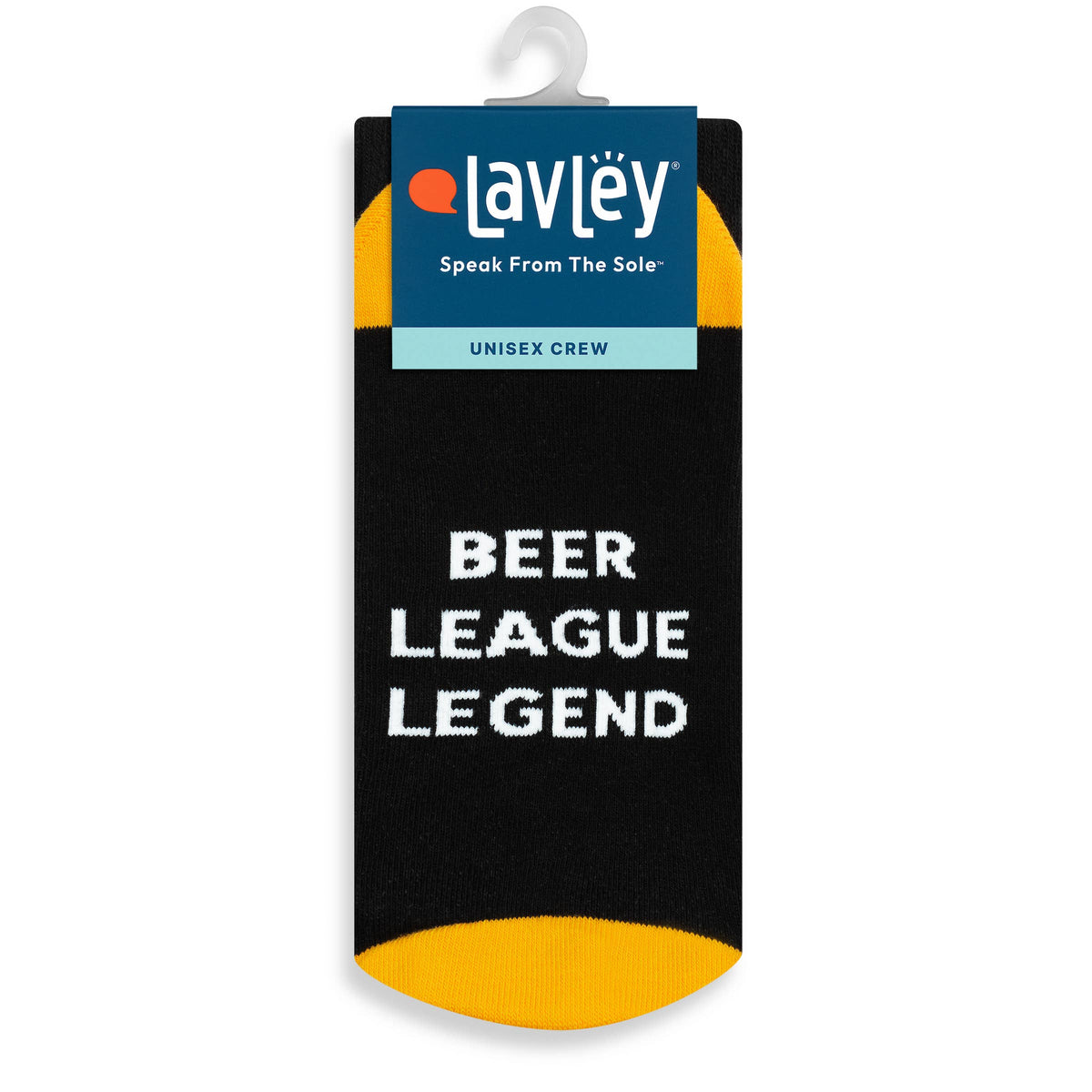 Beer League Legend Funny Socks for Men Who Play Sports