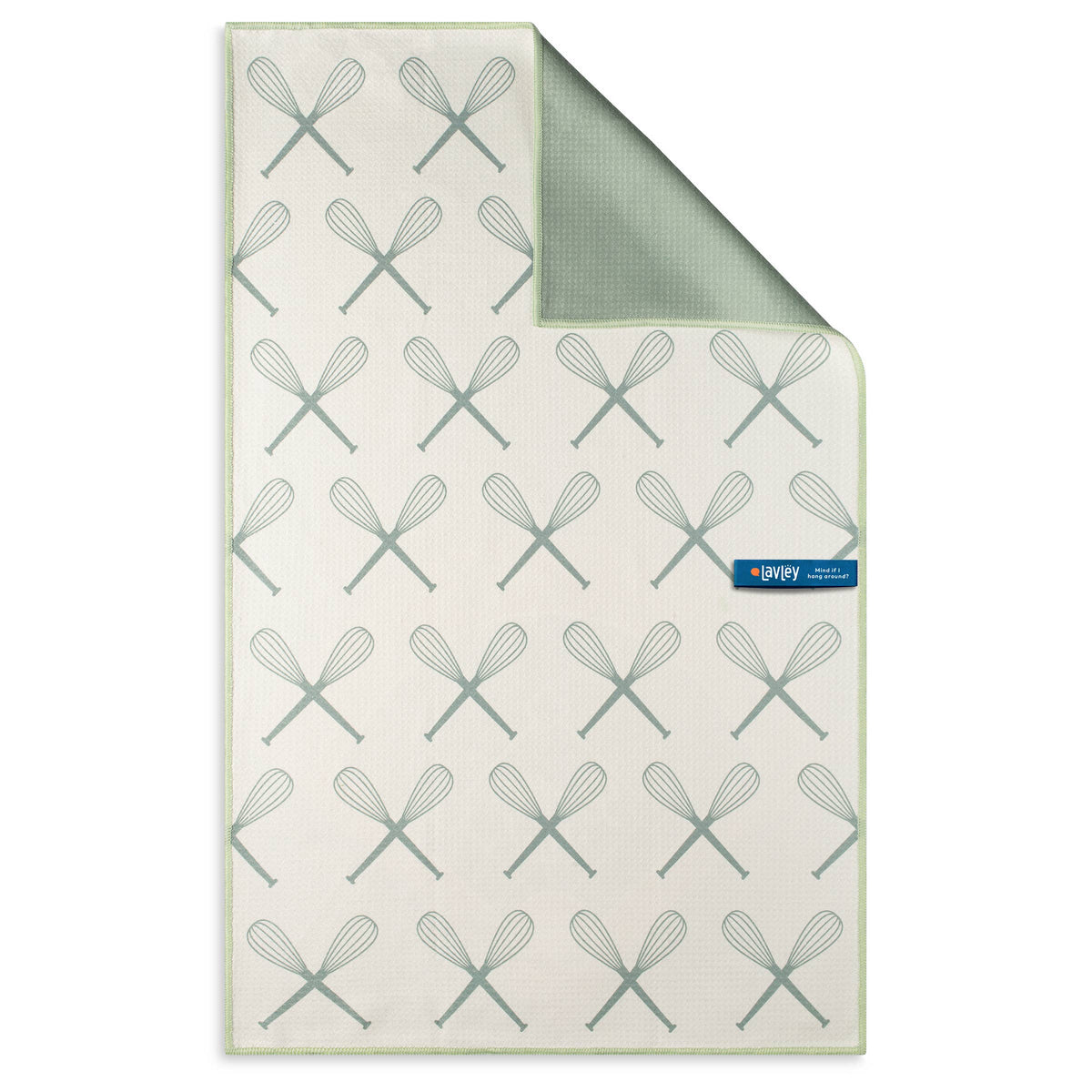 Batter Up! Baseball and Baking Microfiber Kitchen Tea Towel