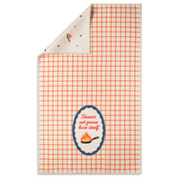 Dinners Not Gonna Burn Itself Funny Microfiber Kitchen Towel