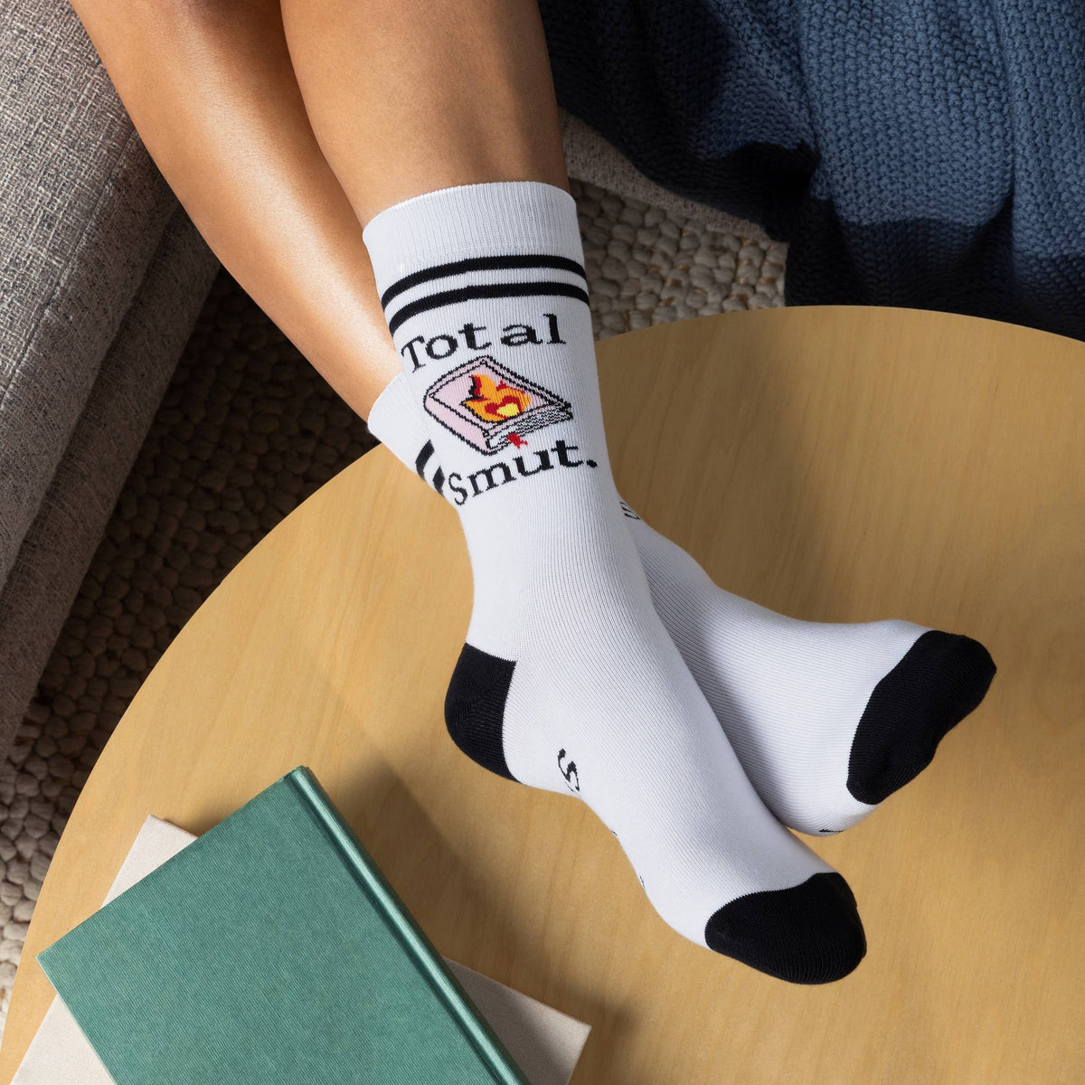 Total Smut Book Socks for Women who Love Smutty Romance