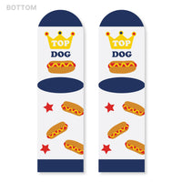 Top Dog Crazy Colorful Hot Dog Socks for Kids
