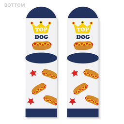 Top Dog Crazy Colorful Hot Dog Socks for Kids