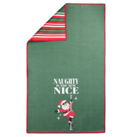 Naughty is the New Nice Christmas Microfiber Kitchen Towel