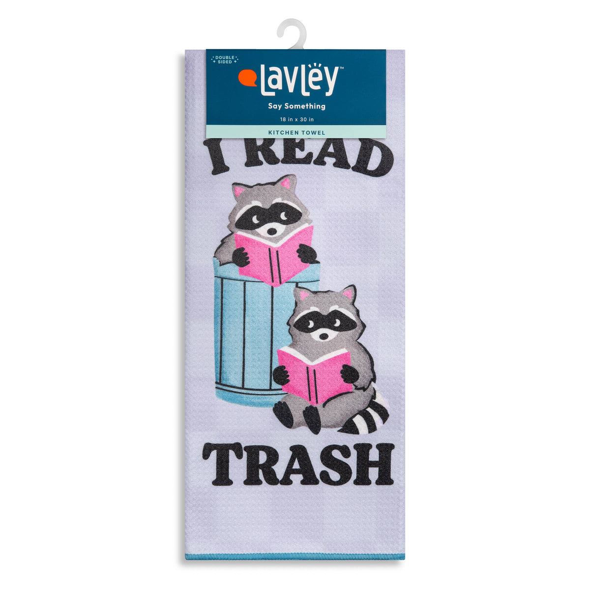 I Read Trash Funny Romance Book Microfiber Kitchen Tea Towel