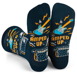 Amped Up Music Socks for Men and Women Guitar Players