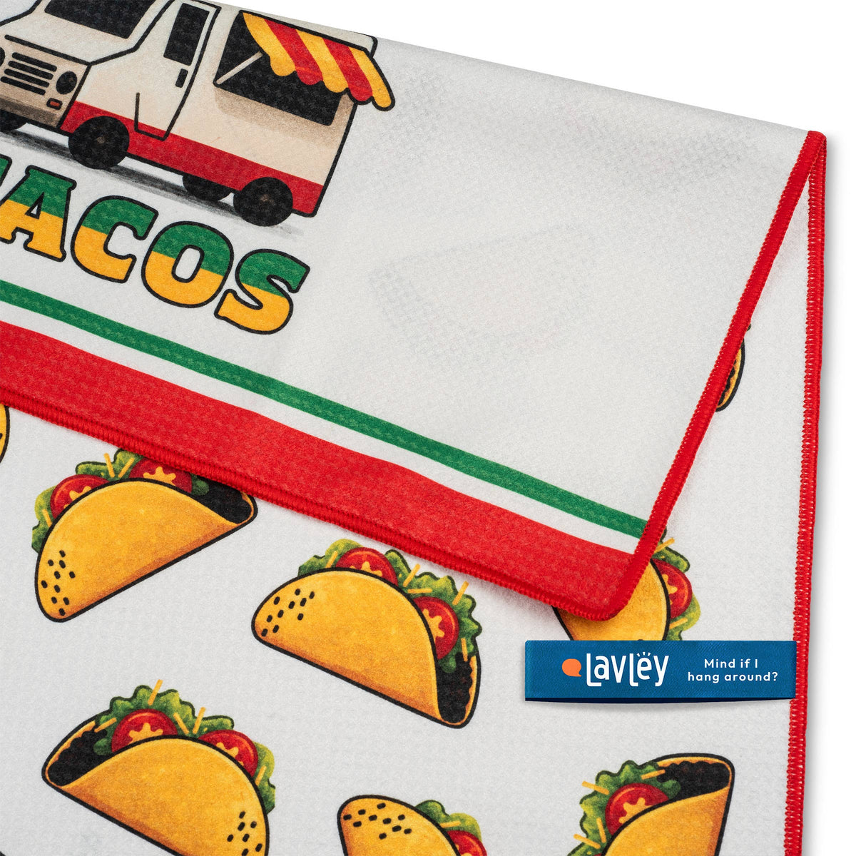 Mas Tacos Funny Food Design Microfiber Kitchen Tea Towel