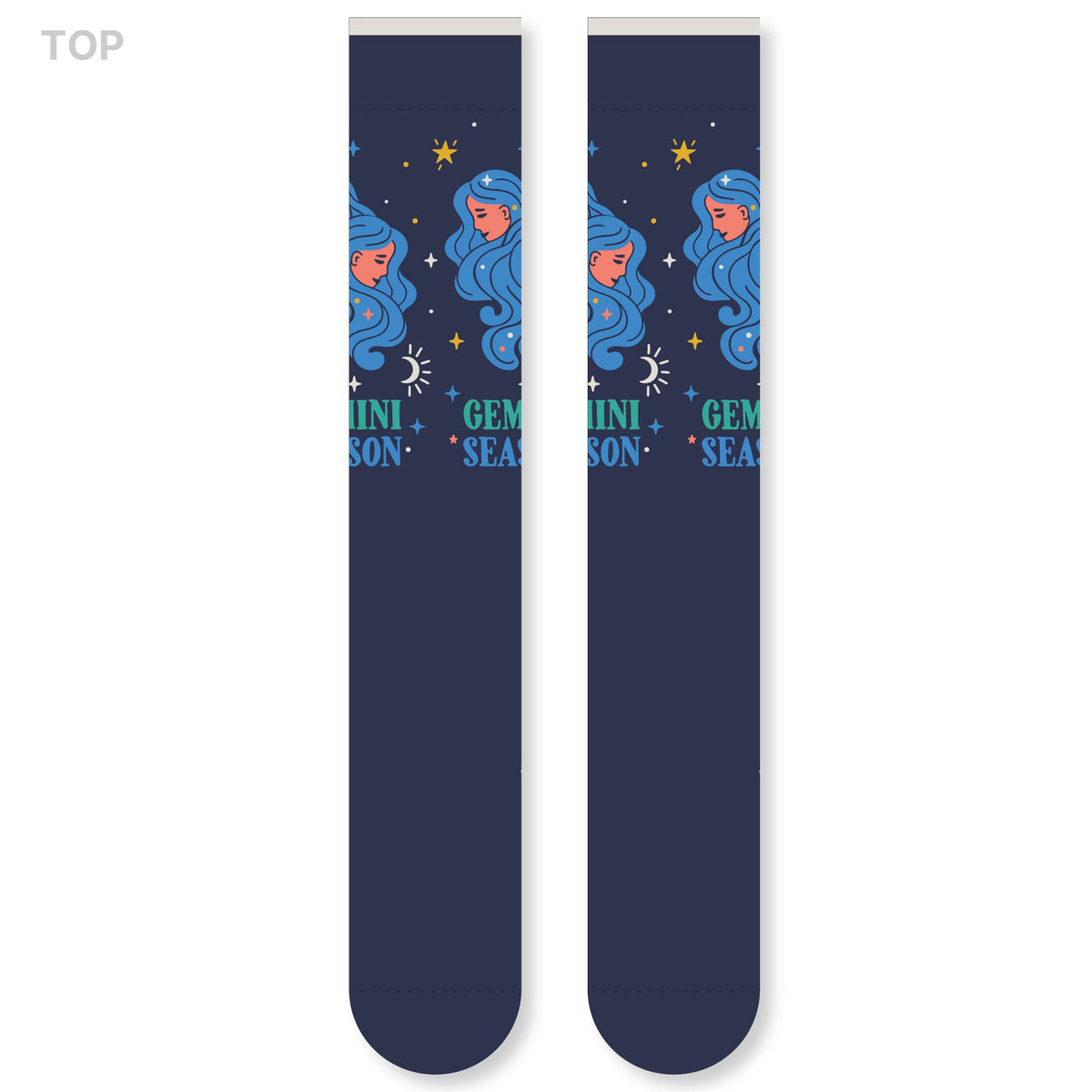 Gemini Season Astrology Socks Birthday Gift for Women