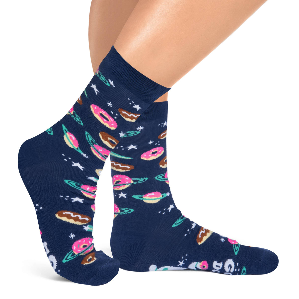 Go Nuts for Donuts Socks Funny Accessory for Men and Women